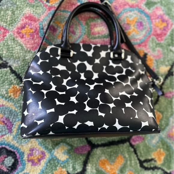 Kate Spade Black Leather Polka Dot handbag - Picture 3 of 4